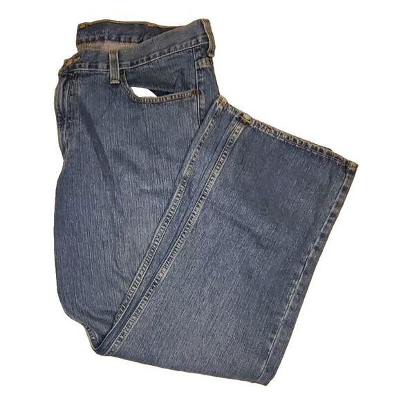 HILFIGER HERITAGE Boot Cut 40/30 Jeans Men's Medium Wash - Picture 2 of 11